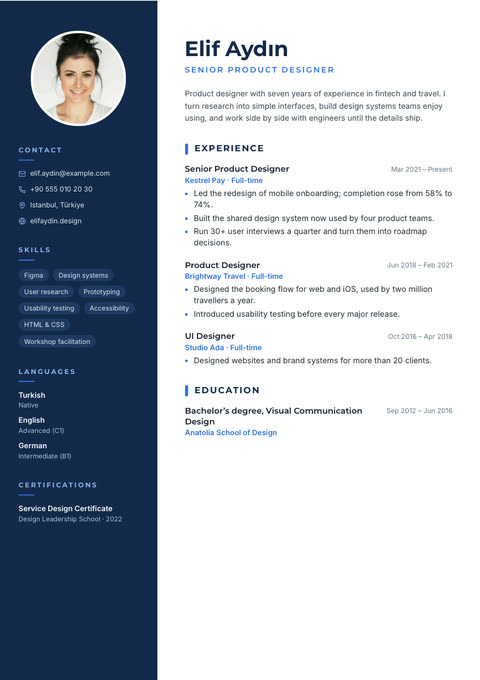 Oslo CV