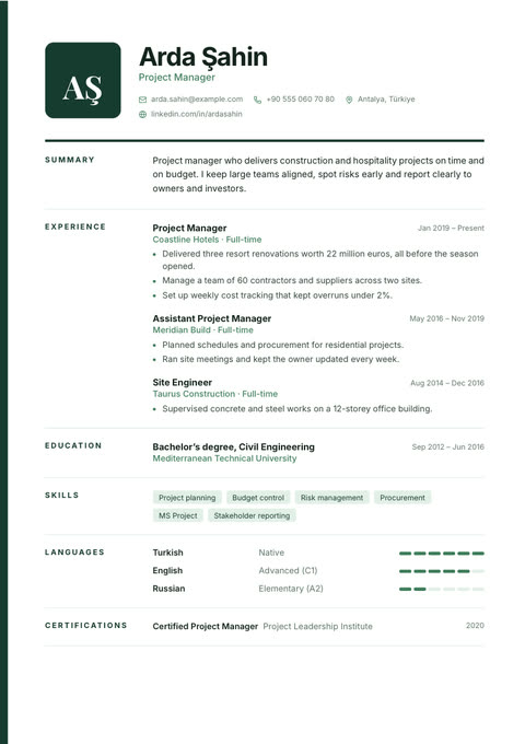 Reykjavik CV